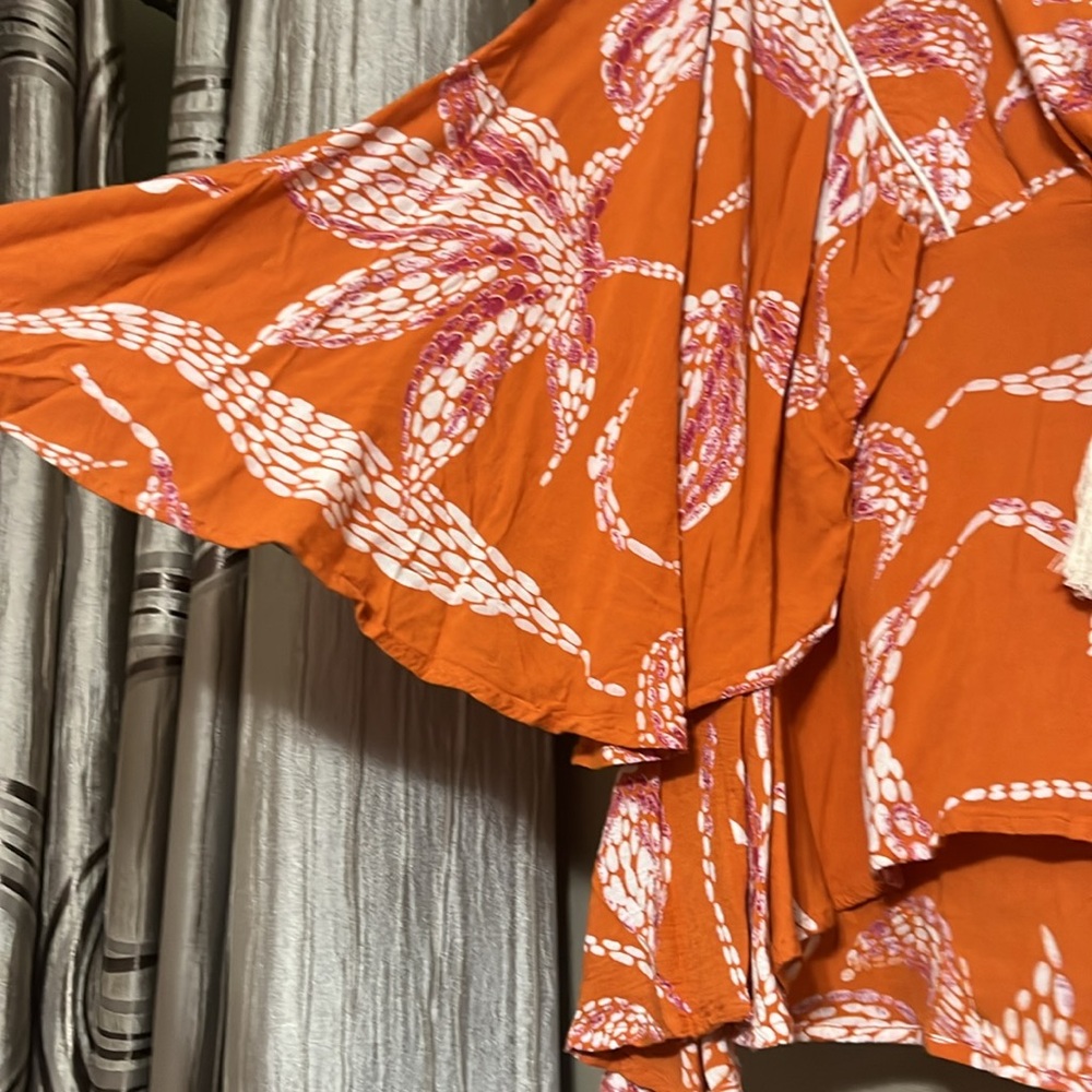 Orange blouse - Picture 3 of 4